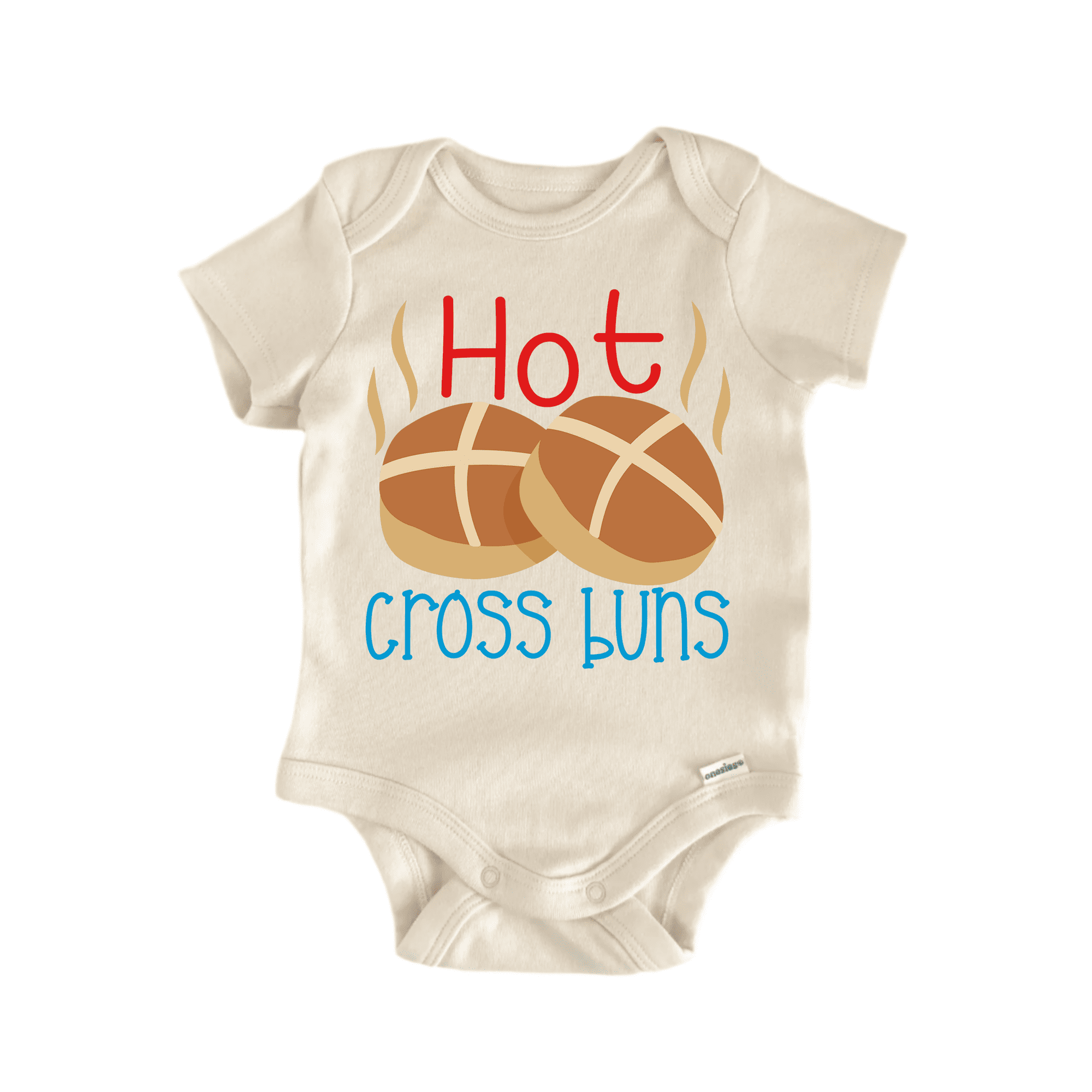 Hot Cross Buns Nursery Newborn Baby Bodysuit