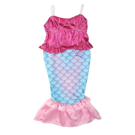 StylesILove Kids Girl's Princess Mermaid Dress Halloween Party Costume (150/11-12