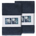 thumbnail image 5 of Authentic Hotel and Spa  100% Turkish Cotton AVA 2PC Embellished Hand Towel Set Cream, 5 of 5
