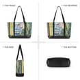 thumbnail image 6 of FORMRS Canvas Laptop Tote Bag for Women with 15.6" Computer Compartments Shoulder Handbag, Ocean Boat, 6 of 7