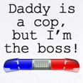 thumbnail image 2 of CafePress - Daddy Is A Cop But Im The Boss Body Suit - Baby Light Bodysuit, Size Newborn - 24 Months, 2 of 4