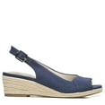thumbnail image 3 of LifeStride Womens Socialite Espadrille Wedge Sandal - Medium & Wide Width, 3 of 9