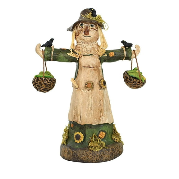 Charles Mcclenning 9.00In Harvesting Harriet, Polyresin, Fall Thanksgiving Scarecrow 24199