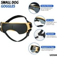 thumbnail image 2 of UOSIA Small Dog Goggles with Helmet Adjustable Dog Sungalsses and Pet Helmet Set,S,Yellow, 2 of 5