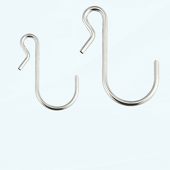 70 Pack S Shaped Metal Hooks Stainless S Hooks Clip Hangers Heavy Duty Hanging Anti-Dropping Hooks for Indoor and Outdoor, Bathroom Hanging Jewelry, DIY Crafts, Key Chain, Tree Decorations, Tags