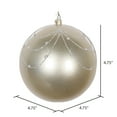 thumbnail image 3 of 4.75" Champagne Candy Curtain Ornament 4/Bag, 3 of 3