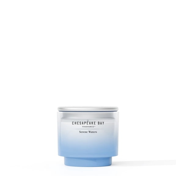 Chesapeake Bay Candle 4.5oz | Serene Waters Scent |Exclusive Mood Evoking Fragrance |Sea Glass-Inspired Jar | Premium Soy Blend Wax with Essential Oils | Coastal Fragrance for Home Décor or Gifting