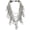 gray, variant on Chunky Black Red Beaded Coral Necklace for Women Beach Coastal Layered Statement Necklaces Boho Bib Choker Necklace Red String Costume Jewelry Sets[h6490]