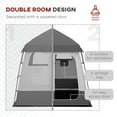 thumbnail image 3 of Outsunny 1-Person Pop-Up Shower Tent with Carry Bag, 3 of 9