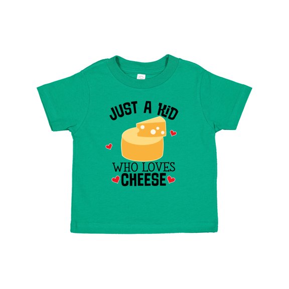 Inktastic Cheese Lover Kids Boys or Girls Toddler T-Shirt