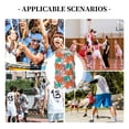 thumbnail image 6 of Naloa Hawaiian Style Basketball Jersey Reversible Men's Mesh Athletic Sports Shirts Training Practice S-4XLX-Large, 6 of 6