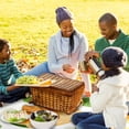 thumbnail image 6 of Cantaloupe Canvas Picnic Mat Waterproof Beach Blanket Sandproof Outdoor Camping Rug Foldable Compact Lightweight Portable Mat for Travel Hiking Park Grass 60"x80", 6 of 6