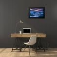 thumbnail image 4 of Ruoppolo, Luigi 24x17 Black Modern Framed Museum Art Print Titled - Wintry Waterfall, 4 of 5
