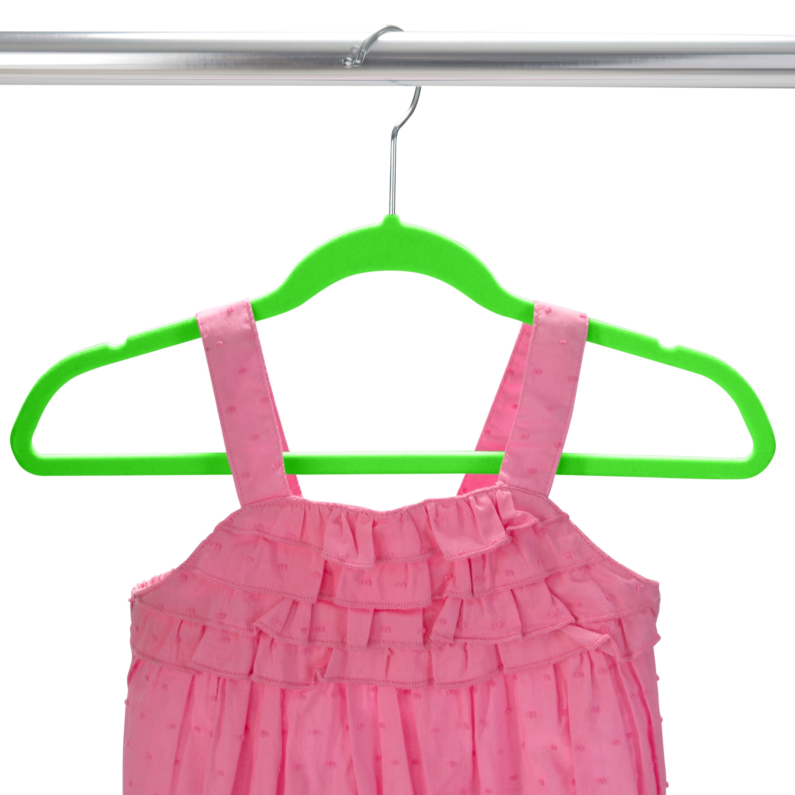 Simplify Kids Velvet Shirt Hangers, 25 Pack