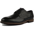 thumbnail image 6 of JUSTINREESS Rudolph Men's Leather Lace Up Brogue Shoes In Black Size 9, 6 of 6