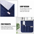 thumbnail image 3 of LQCrafK 2PCS Sofa Armrest Organizer Non-Slip Arm Chair Bedside Caddy Storage Organizer for Recliner Couch with 5 Pockets for Cell Phone TV Remote Control Magazines, 3 of 6