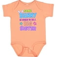 thumbnail image 3 of Inktastic Some Bunny is Going to Be a Big Sister with Bunny Ears and Flowers Girls Baby Bodysuit, 3 of 5