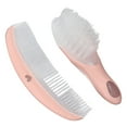thumbnail image 3 of Baby Comb, Baby Brush Comb Set Lightweight Portable Convenient Practical Soft Comfortable Small Compact Round Tooth Design  for Home for Room for Outdoor, 3 of 7