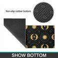 thumbnail image 6 of Black Gold Sun Moon Pattern Kitchen Rugs Sets Of 2,Anti Fatigue Kitchen Mat Rugs Non Slip Washable,Decorative Kitchen Floor Mats for Kitchen,Sink,Laundry,17"x30"+17"x47", 6 of 7