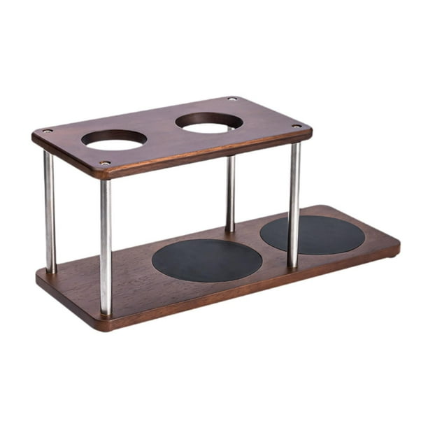 Estación de café vertido, soporte para goteo de café, con base decorativa, soporte para goteo multifuncional, soporte para filtro