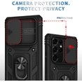 thumbnail image 5 of Case for Galaxy S21 Ultra, Shockproof Impact Resistant with Slide Lens Protective Cover Case for Samsung Galaxy S21 Ultra 4G/5G 6.8 inch (Black), 5 of 13