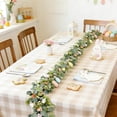 thumbnail image 2 of Bxaolu Eucalyptus Garland 5.56 Ft Colorful Easter Eggs Artificial Faux Greenery Vines for Ba|by Shower Wedding Party Table Runner Room Home Mantle Decor, 1Pack, 2 of 9