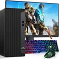 thumbnail image 1 of Restored Gaming HP ProDesk G6 Desktop Tower PC, Intel Core i5 10th Gen. 16GB DDR4 RAM, 1TB SSD, NVIDIA GeForce GTX 1050 Ti, New 24" Monitor, RGB Keyboard & Mouse, Wi-Fi, Windows 11 Pro (Refurbished), 1 of 8