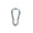 Heavy Duty Silver- Medium, variant on Paracord Planet Carabiner - Aluminum - Gold - Medium - 56mm Length - 48mm Inner - 20 Pack