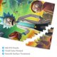 thumbnail image 4 of Rompecabezas de madera de Rick & Morty: adecuado para niños adultos, rompecabezas para niños y niñas, juguetes de juegos de entretenimiento con rompecabezas. Talla única, 4 of 8