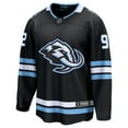 thumbnail image 2 of Men's Fanatics Logan Cooley Black Utah Mammoth Home Breakaway Jersey, 2 of 3