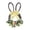 A, variant on 18-Inch Bunny Wreath Form – Metal Wire Frame for DIY Easter & Spring Decorations – Floral Garden Bunny Shaped Wreath Form, Perfect for Garland Ornaments, Wreath