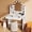 White - Arched Mirror with Power Outlet, variant on Pipleo 32" Lighted Mirror Vanity Desk with Power Outlet, Small Makeup Table with 2 Drawers & 6 Shelves, Black Vanity for Bedroom, Small Spaces, Easy Assembly