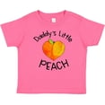 thumbnail image 3 of Inktastic Daddy's Little Peach Cute Peach Heart Boys or Girls Baby T-Shirt, 3 of 5