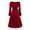 Red, variant on WJHWSX Dresses for Women,Womens Fall Dresses,Casual Dresses for Women,Long Sleeve,Easy Care,Soft,Solid,XL