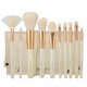 thumbnail image 1 of Juego de Pinceles de Maquillaje Profesional ZOREYA 10pcs Pearl White Portable ANGGREK, 1 of 8