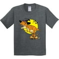 thumbnail image 3 of Inktastic Roaring Tyrannosaurus Rex Witch on Halloween Youth T-Shirt, 3 of 5