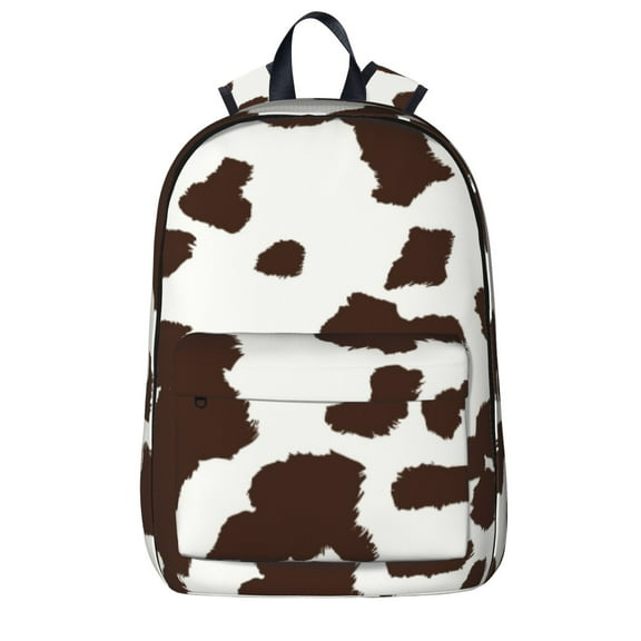Goofa Brown Cow Printed Backpack,Laptop Backpack,Durable Anti-Theft Travel Work Backpack,Water-resistant Backpack