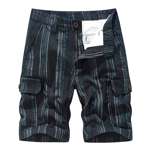 Birdeem Mens Plus Size Cargo Shorts Multi-Pockets Relaxed Summer Beach Shorts Pants