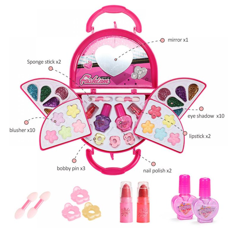 Plastic Beauty Make Up Kit Toy Suitcase Set, Child Age Group: 4-6 Yrs