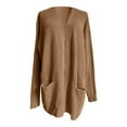 thumbnail image 3 of Autumn Winter Women's Loose Long Knit Cardigan With Pockets Cozy Sweater Outerwear For Women plus Size Women down Winter Coats plus Size Jackets Knit Cardigans Cardigan Long Sweaters for Women Long, 3 of 3