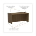 thumbnail image 3 of Alera Valencia Series Straight Front Desk Shell, 65" x 29.5" x 29.63", Modern Walnut, 3 of 8