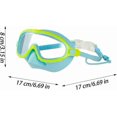 thumbnail image 4 of Swimming goggles with nose cover, antifog goggles, antifog, leakproof, waterproof, snorkeling goggles, equipment for children from 416 years blue, 4 of 5