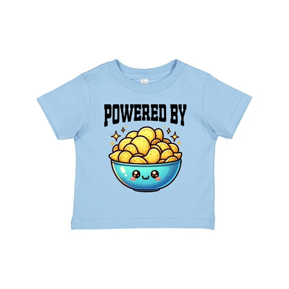 Inktastic Powered by Potato Chips Boys or Girls Toddler T-Shirt