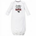 thumbnail image 3 of Hudson Baby Infant Boy Cotton Gowns, Buffalo Plaid Family, Preemie/Newborn, 3 of 5