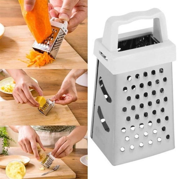 Cheese Grater, Mini Vegetable Grater for Cheese Stainless Steel Vegetable Slicer Food Shredder 4-sided Convenience Gadgets for Kitchen, Kitchen Gadgets Kitchen Tools