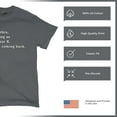 thumbnail image 4 of Tee Hunt Dear Algebra Stop Asking Us to Find Your X T-Shirt Funny Men's Tee, Charcoal, Small, 4 of 5