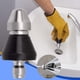 thumbnail image 1 of Boquilla de alcantarillado de acero inoxidable de 1/4 de pulgada - 5000 PSI pulverizadora de alta presión con 7 chorros para desatascar y limpiar tuberías, 1 of 9