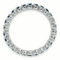 thumbnail image 2 of Sterling Silver Stackable Expressions Created Sapphire Ring Size 9, 2 of 3