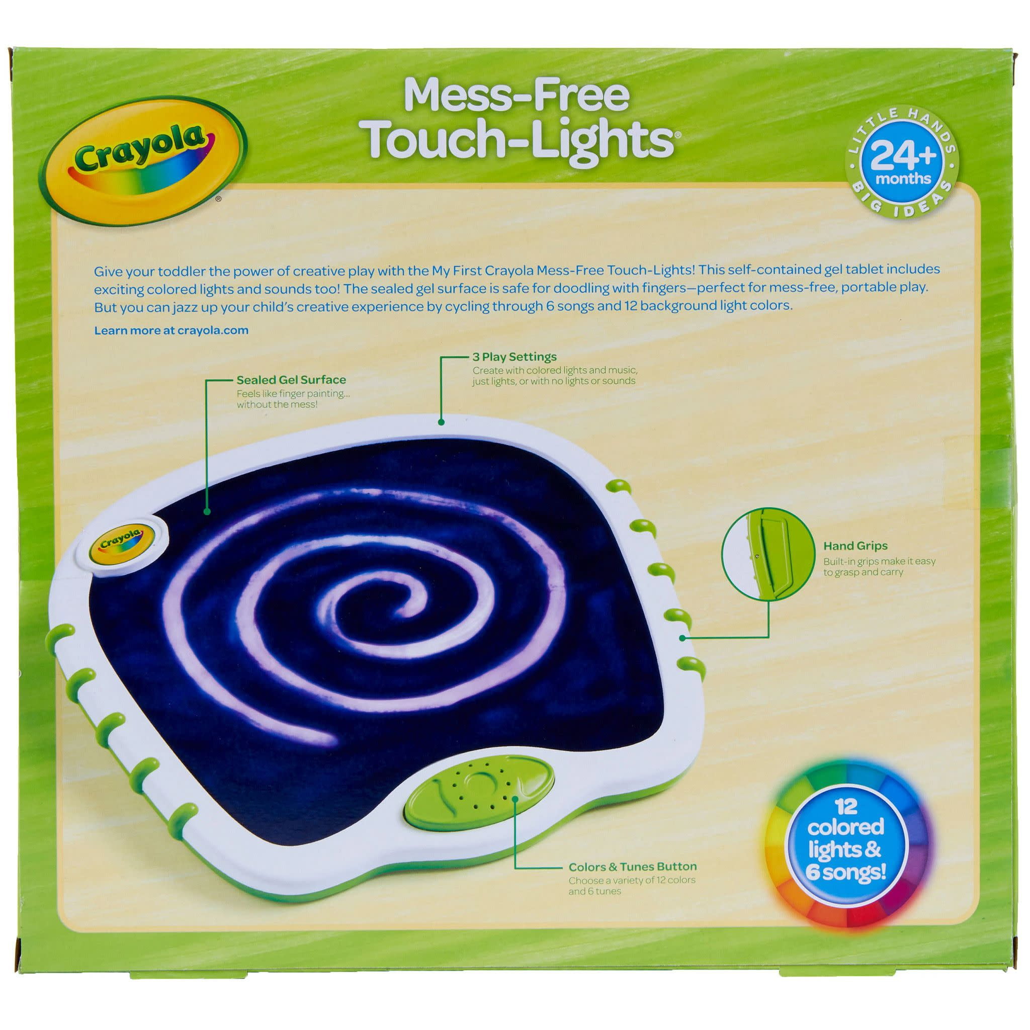 Crayola Touch Lights, Musical Doodle Board, Multi Sensory Light Up Toy,  Preschool Supplies, Creative Gift for Toddlers, Ages 2+