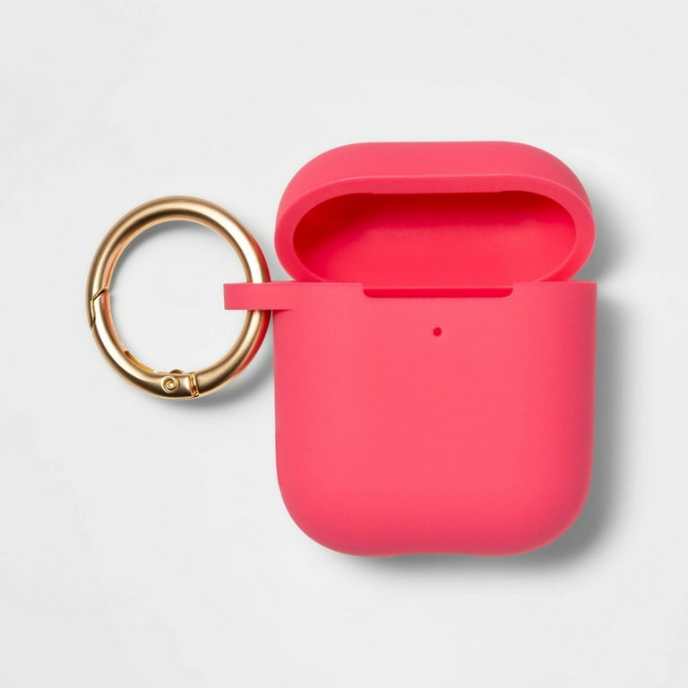 AirPod Pro Gen 1/2 Recycled Silicone Case with Clip - heyday™ Neon Pink